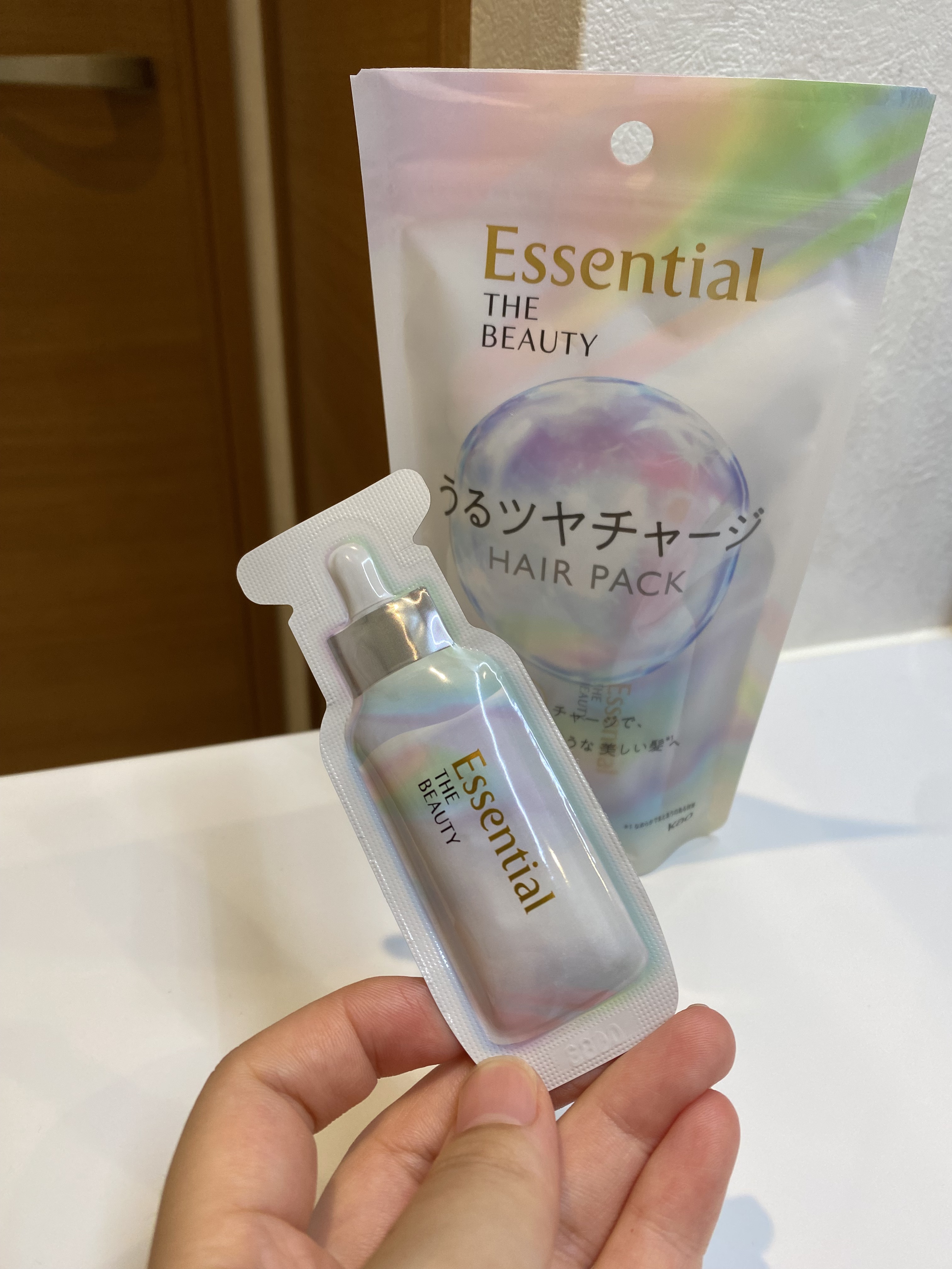 ザビューティ うるツヤチャージヘアパック/エッセンシャル/ヘアマスク・ヘアパックを使ったクチコミ（2枚目）