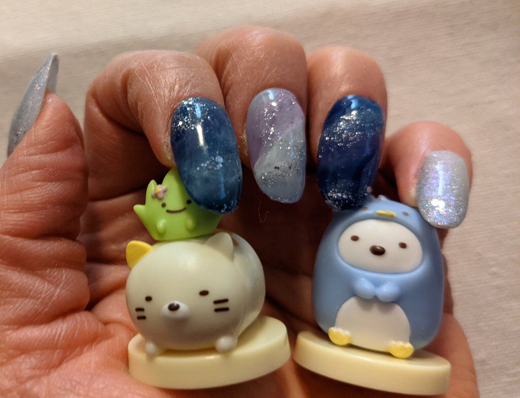 ジェルネイル（ライト対応）/セリア/ジェルネイルを使ったクチコミ（2枚目）