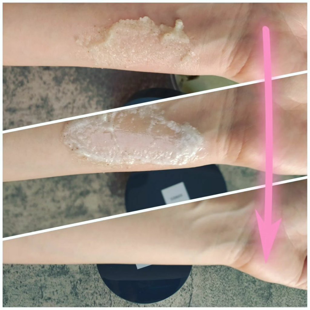 ボディスクラブ ブラッシャー クリア/アーレス/ボディスクラブを使ったクチコミ（2枚目）