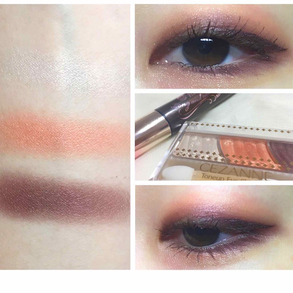 トーンアップアイシャドウ/CEZANNE/アイシャドウパレットを使ったクチコミ(1枚目)