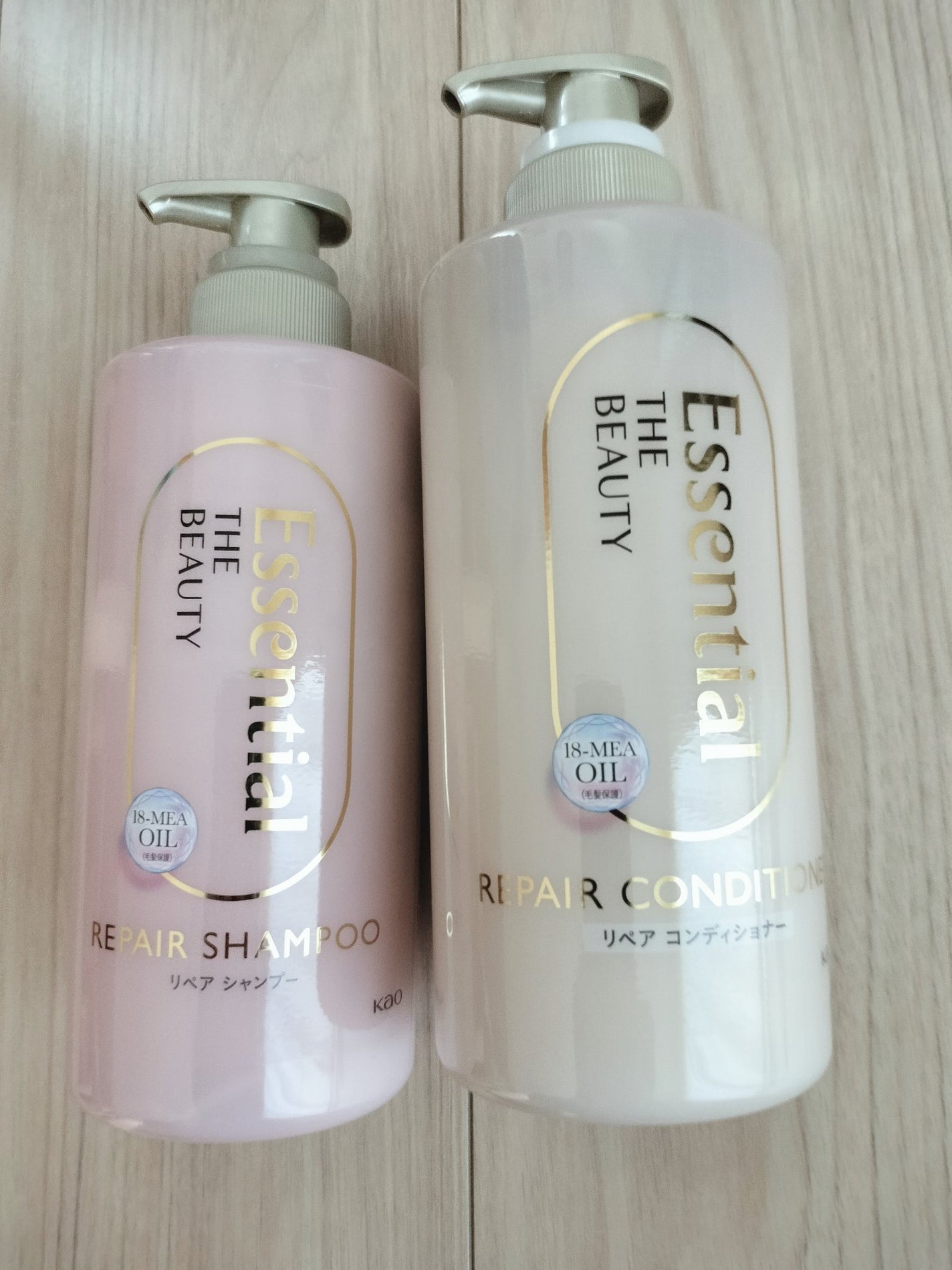 ザビューティ リペアシャンプー・コンディショナー/エッセンシャル/市販シャンプーを使ったクチコミ(1枚目)
