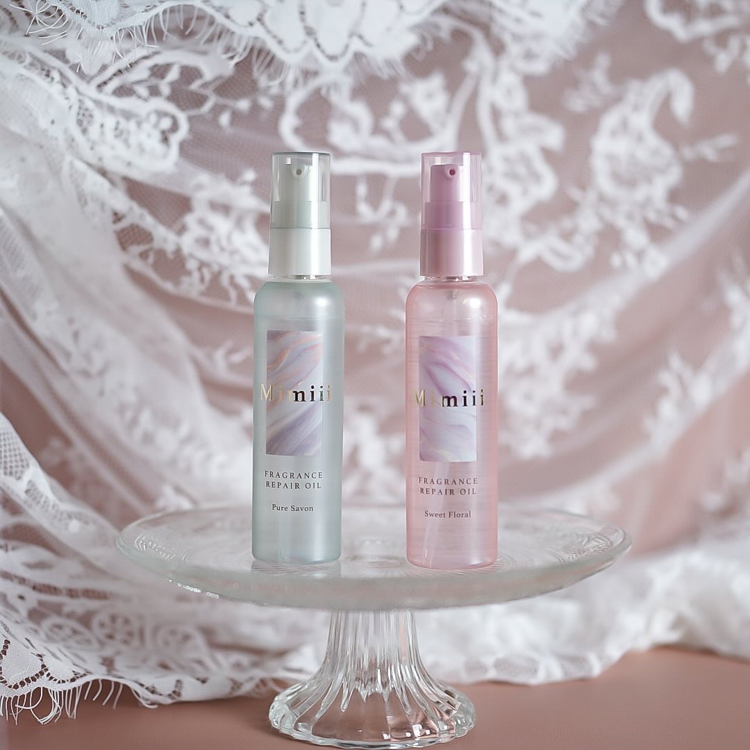 Mimiii フレグランスリペアオイル ピュアサボン/Cue's/ヘアオイルを使ったクチコミ（2枚目）