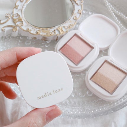 アイカラー/media luxe/アイシャドウパレットを使ったクチコミ(3枚目)