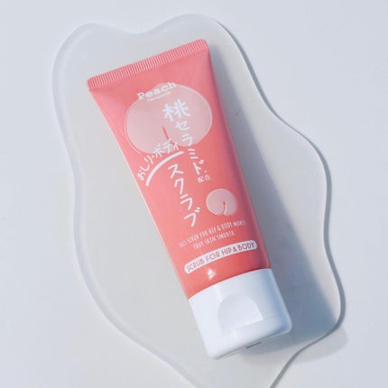 桃セラミド配合おしり・ボディスクラブ/DAISO/バスト・ヒップケアを使ったクチコミ(4枚目)