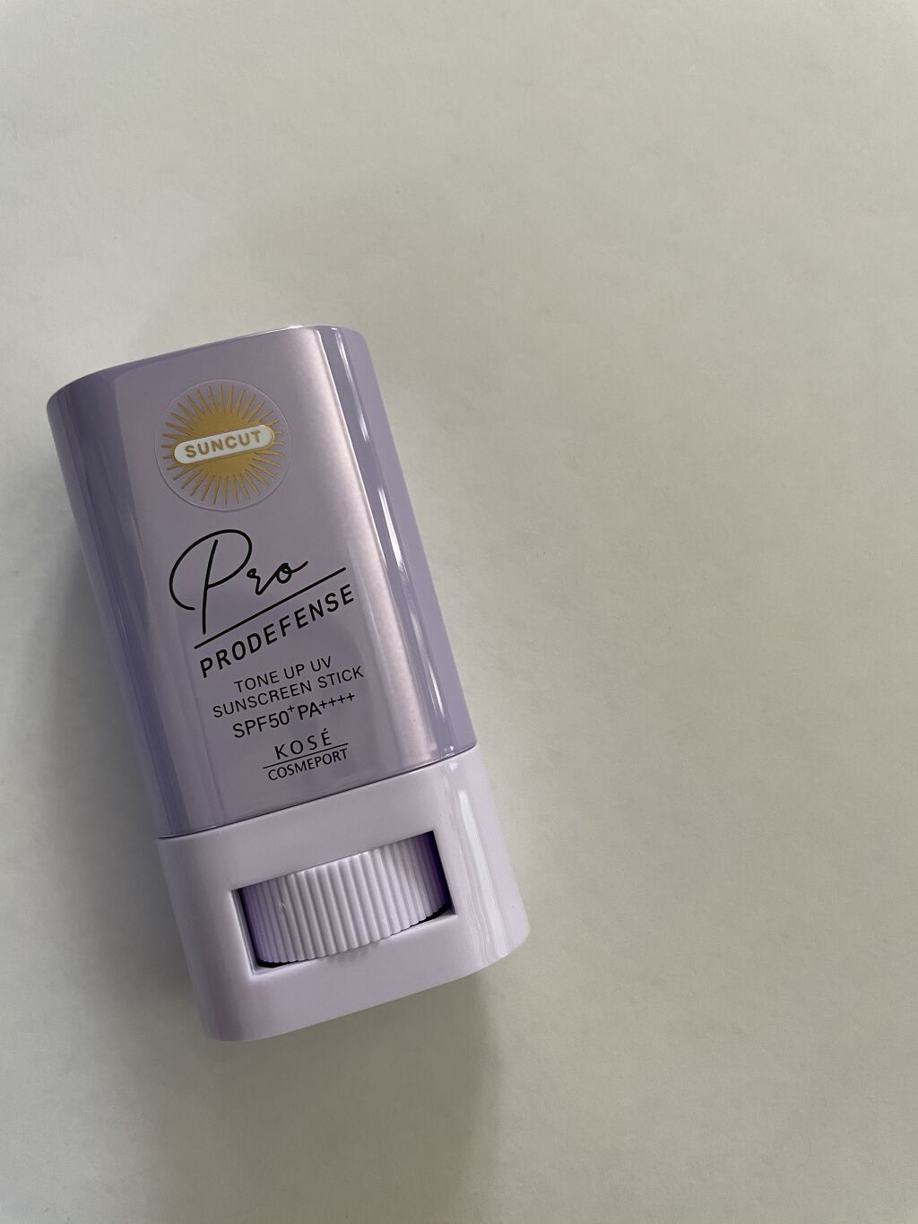プロディフェンス トーンアップUV スティック/サンカット®/日焼け止めスティックを使ったクチコミ（3枚目）