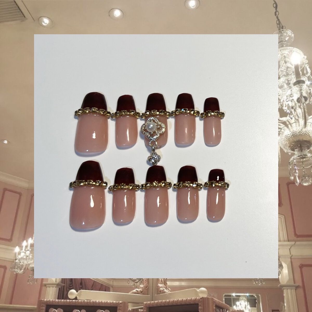 ネイルチップオーバルタイプ/DAISO/ネイルチップ・パーツを使ったクチコミ（1枚目）