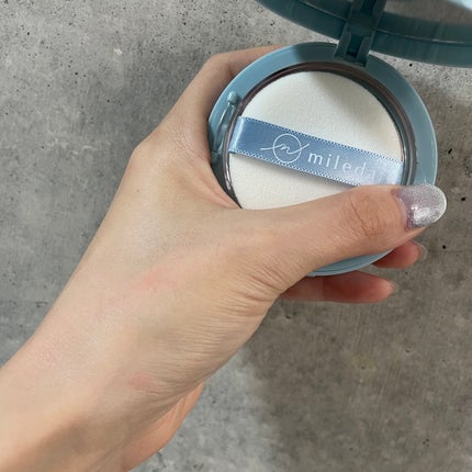 スムースフィットファンデーション/mileda/パウダーファンデーションを使ったクチコミ(3枚目)