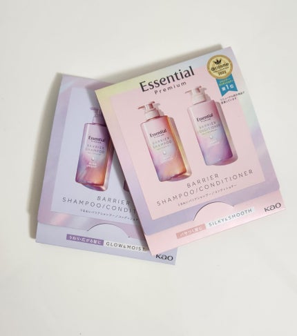 エッセンシャルプレミアム バリアシャンプー・コンディショナー シルキー&スムース/エッセンシャル/市販シャンプーを使ったクチコミ(1枚目)