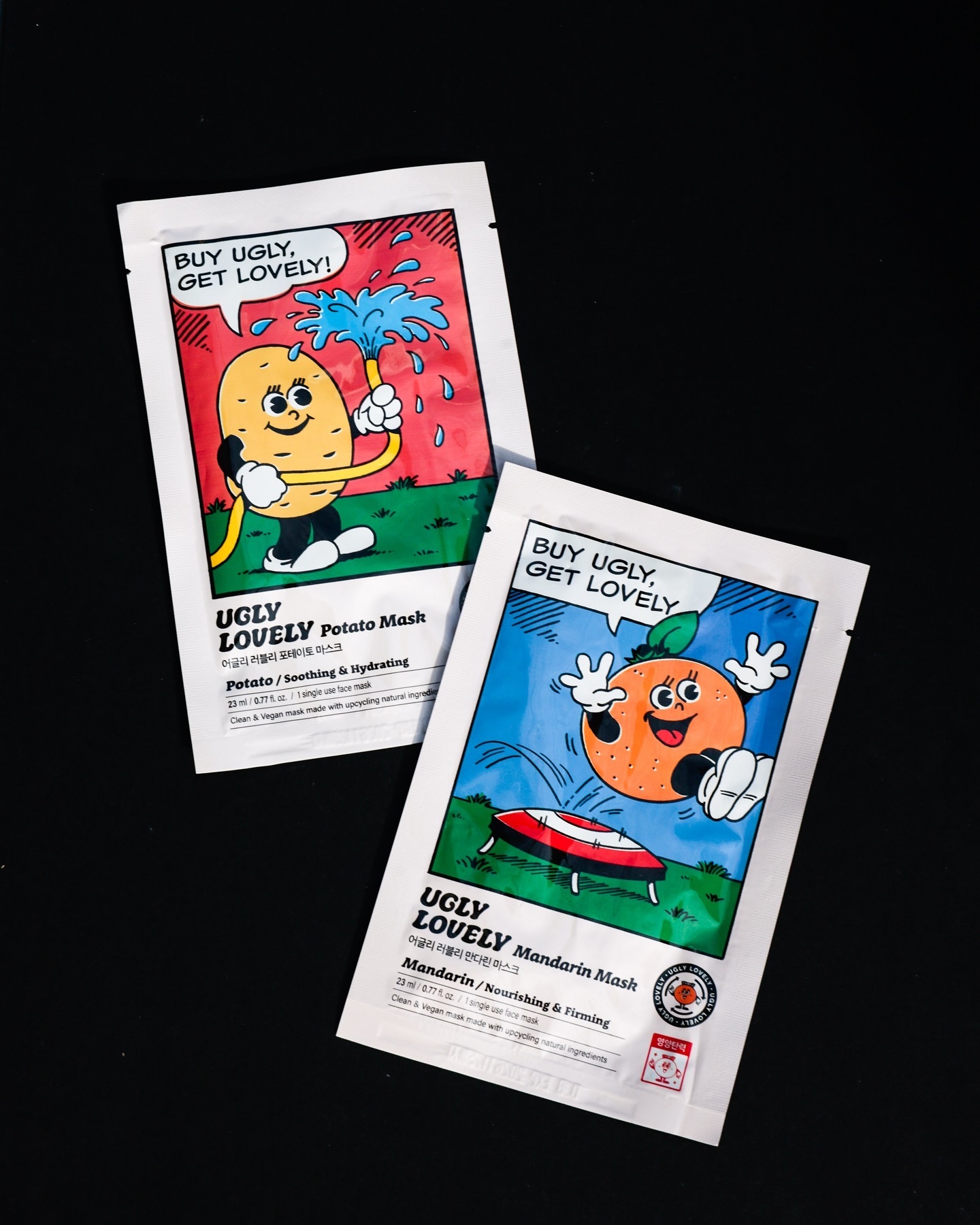 マンダリンマスクパック/UGLY LOVELY/シートマスク・パックを使ったクチコミ（1枚目）