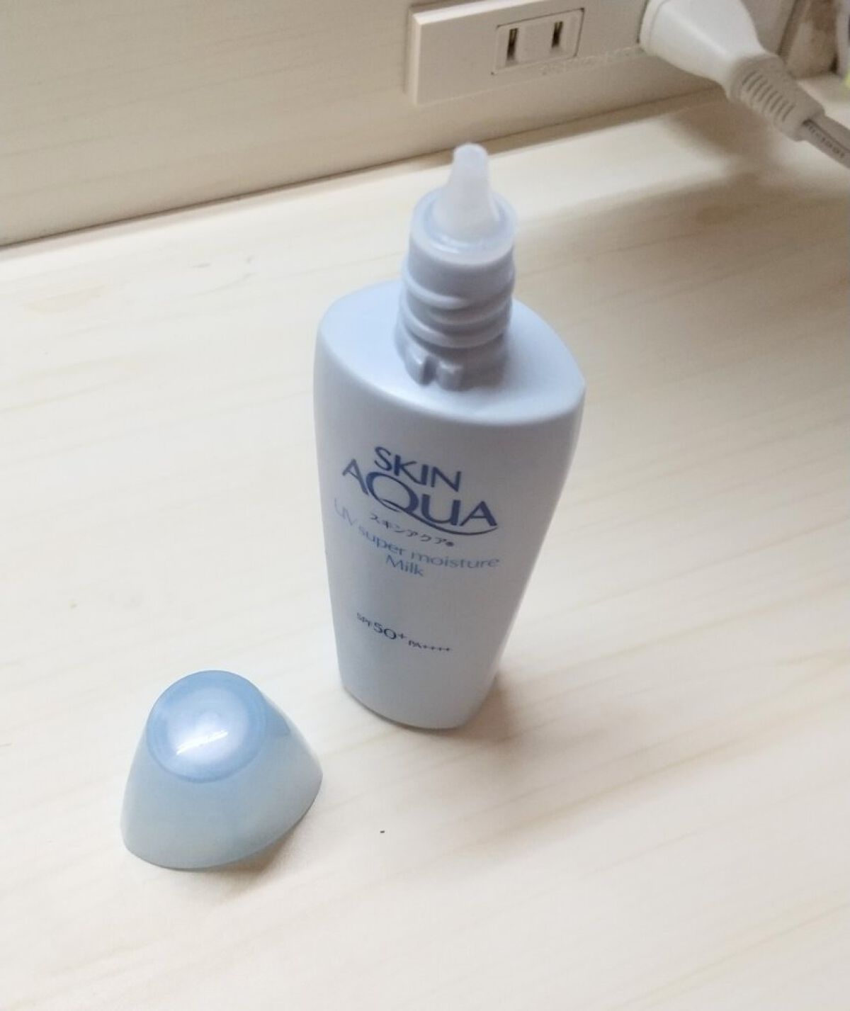 スーパーモイスチャーミルク/スキンアクア/日焼け止めミルクを使ったクチコミ（2枚目）