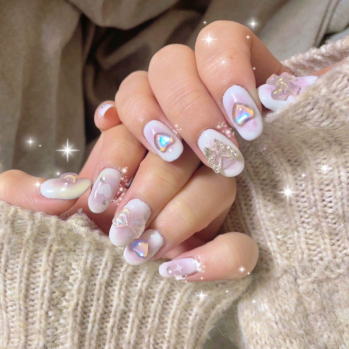 BRG ジェルネイル 29 ライラック/DAISO/ジェルネイルを使ったクチコミ（1枚目）