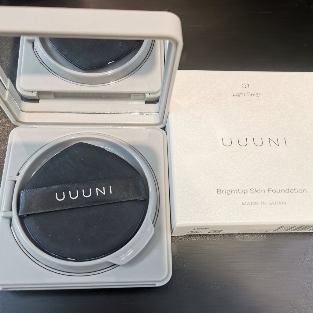 ブライトアップスキンファンデーション/UUUNI/クッションファンデーションを使ったクチコミ(2枚目)