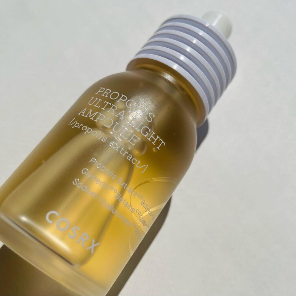 たぴおか on LIPS 「_✍COSRXフルフィットプロポリスウルトラライトアンプル30..」(2枚目)