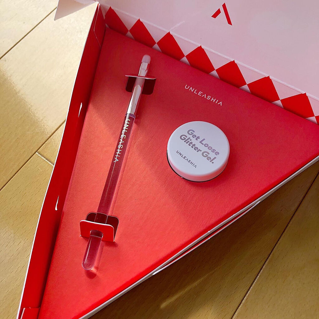 ゲットルーズグリッタージェル/unleashia/グリッターを使ったクチコミ（2枚目）