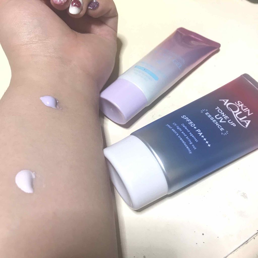 スキンアクア トーンアップUVエッセンス/スキンアクア/日焼け止めクリームを使ったクチコミ(2枚目)