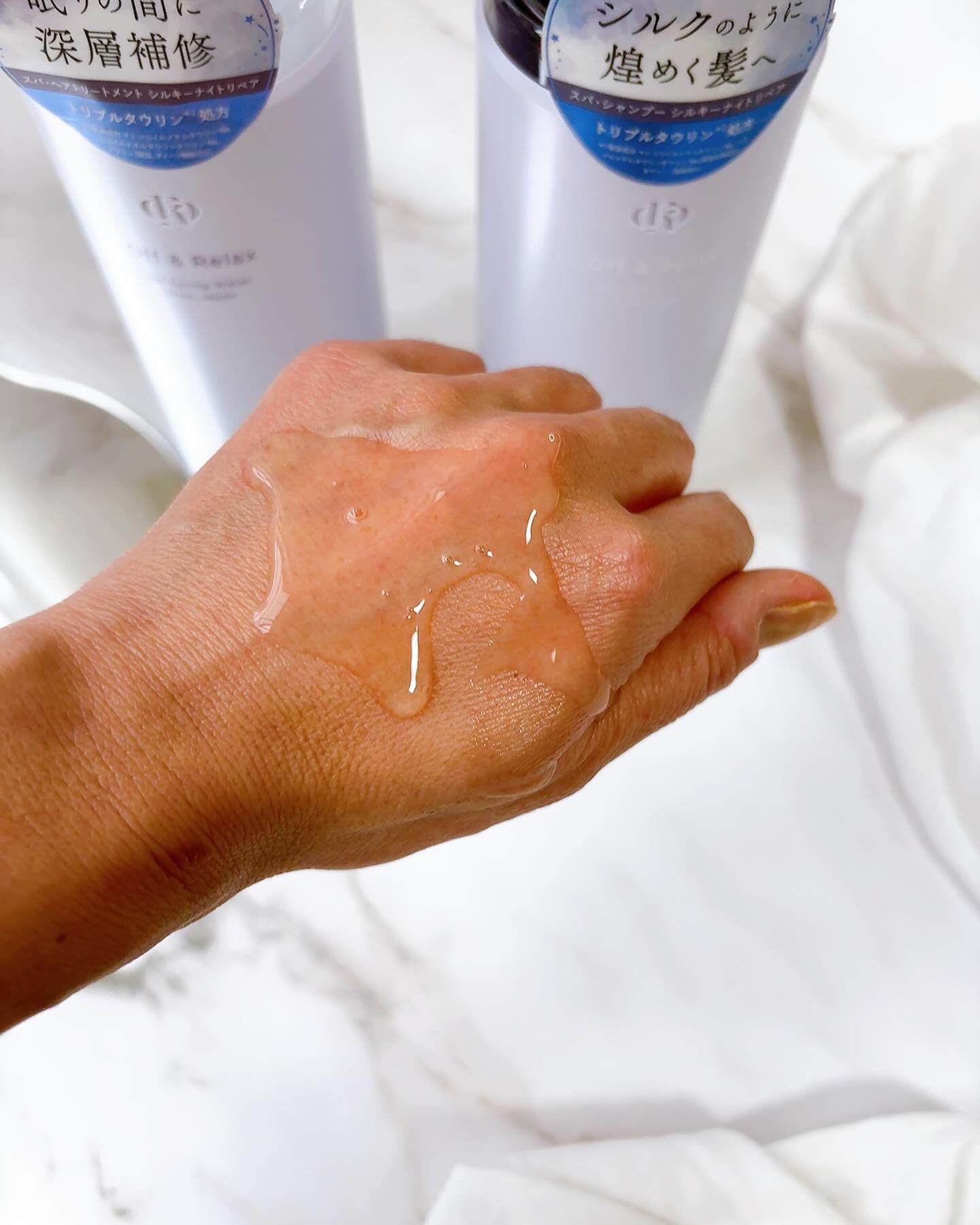 ＯＲ スパ・シャンプー／ヘアトリートメント シルキーナイトリペア/Off&Relax/市販シャンプーを使ったクチコミ（3枚目）