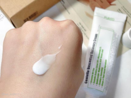 Centella Unscented Recovery Cream /PURUITO/フェイスクリームを使ったクチコミ(2枚目)