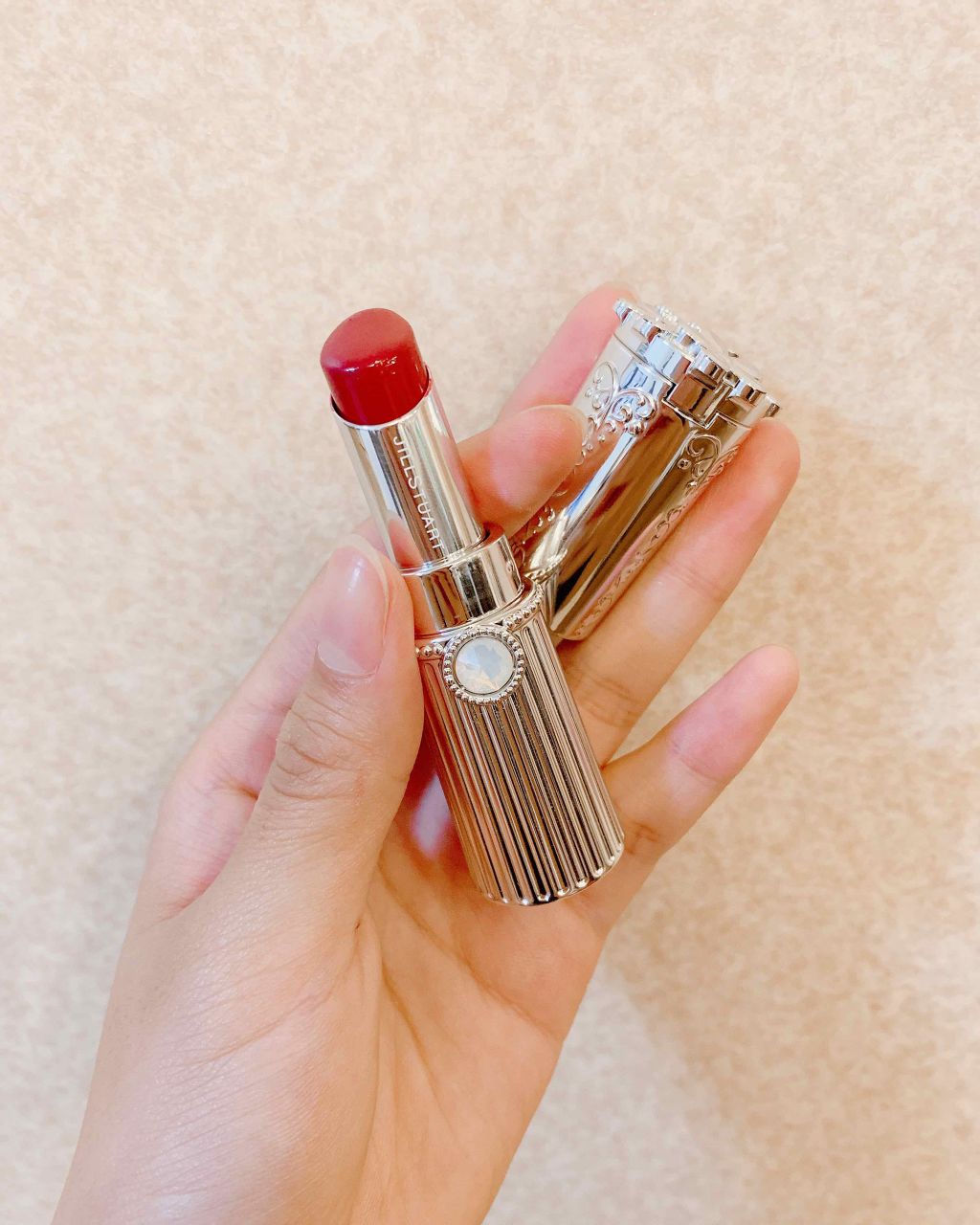 ジルスチュアート リップブロッサム ベルベット/JILL STUART/口紅を使ったクチコミ（1枚目）