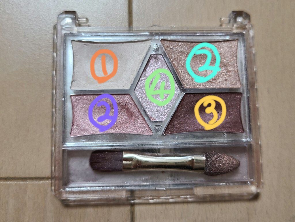 【旧品】パーフェクトスタイリストアイズ/キャンメイク/アイシャドウパレットを使ったクチコミ(2枚目)