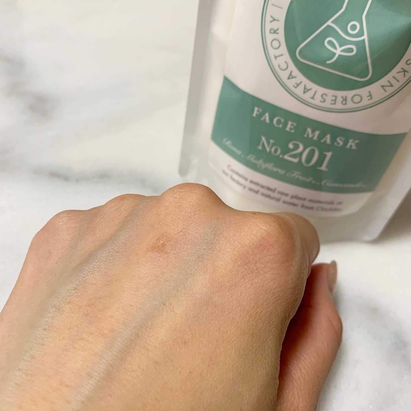 FACE MASK No.201/SKIN FORESTA FACTORY/フェイスクリームを使ったクチコミ(4枚目)