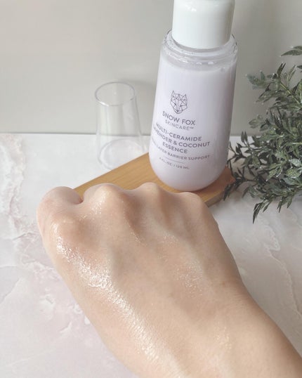 フレンチ ガーデン ミルキー エッセンス/SNOW FOX SKINCARE/美容液を使ったクチコミ(4枚目)