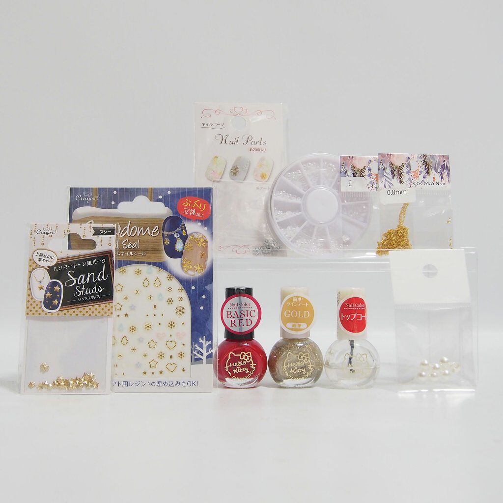 ネイルパーツ/セリア/ネイルチップ・パーツを使ったクチコミ（3枚目）