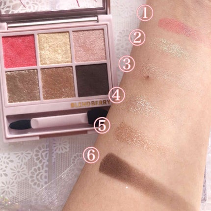 オーラクリエイション/BLEND BERRY/アイシャドウパレットを使ったクチコミ(6枚目)