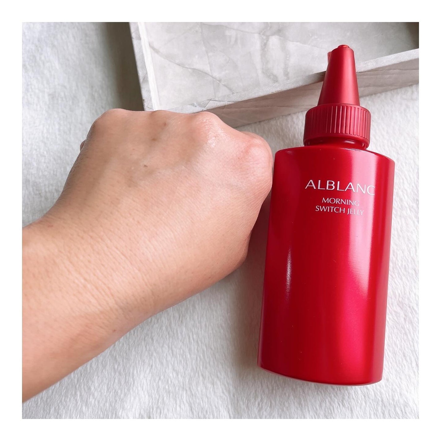 モーニング スイッチジュレ/ALBLANC/美容液を使ったクチコミ(4枚目)