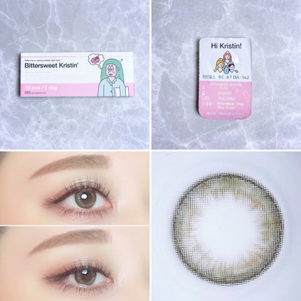 ビタースイートクリスティン/Hapa kristin/カラーコンタクトレンズを使ったクチコミ(1枚目)