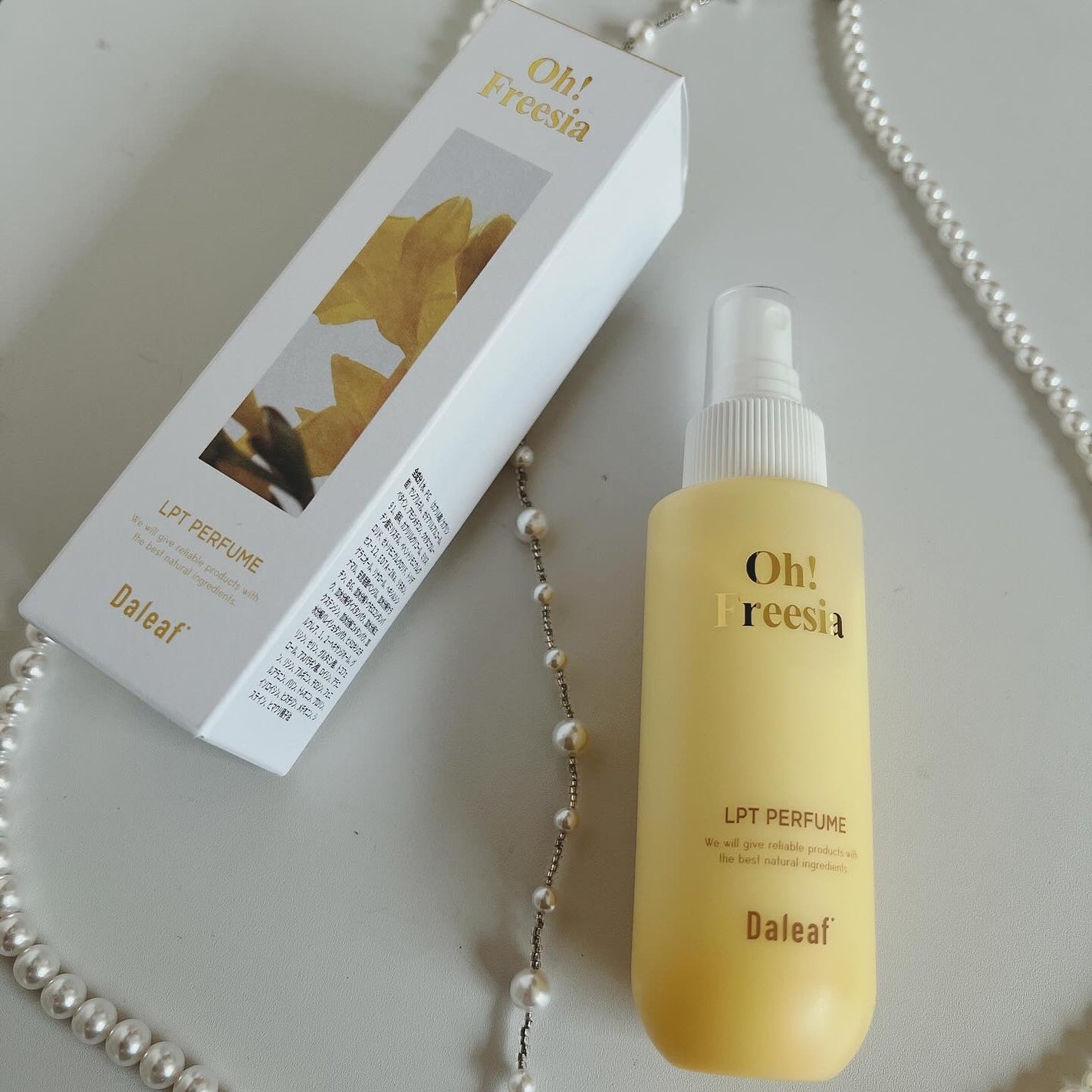 パフュームヘアパックインミスト Oh! Freesia/Daleaf/アウトバストリートメントを使ったクチコミ(2枚目)