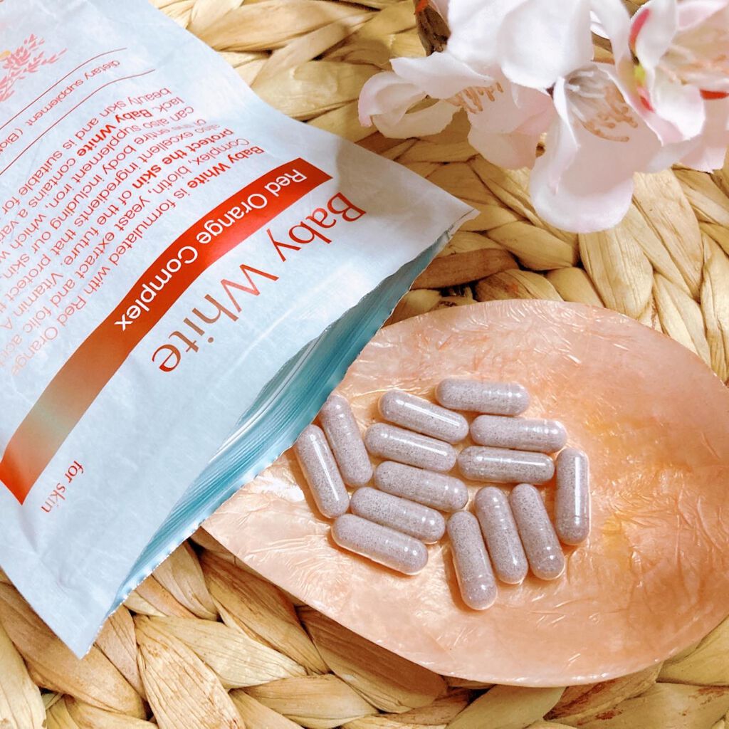 Baby White 60粒/renaTerra/美容サプリメントを使ったクチコミ（2枚目）