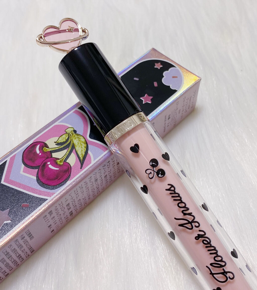 グリスニングウォータリングティント G04 アーモンドニップス/FlowerKnows/リップティントを使ったクチコミ（2枚目）