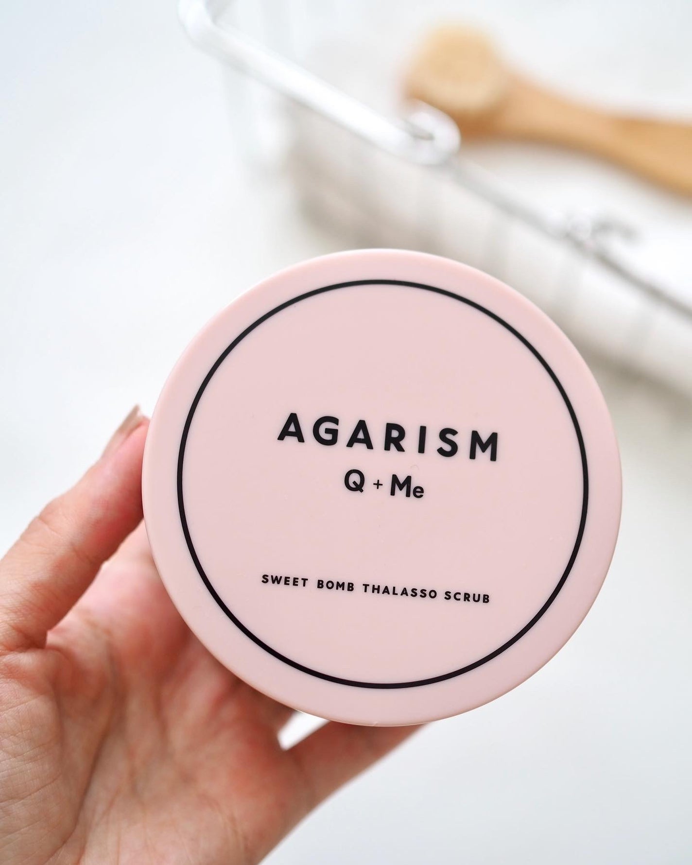 Q+Me スウィート ボム タラソ スクラブ/AGARISM/バスト・ヒップケアを使ったクチコミ(5枚目)