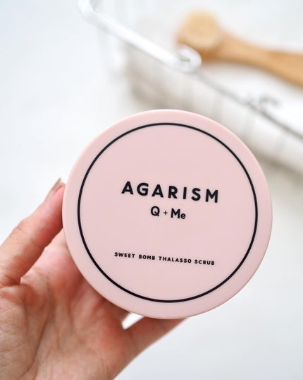 Q+Me スウィート ボム タラソ スクラブ/AGARISM/バスト・ヒップケアを使ったクチコミ(5枚目)