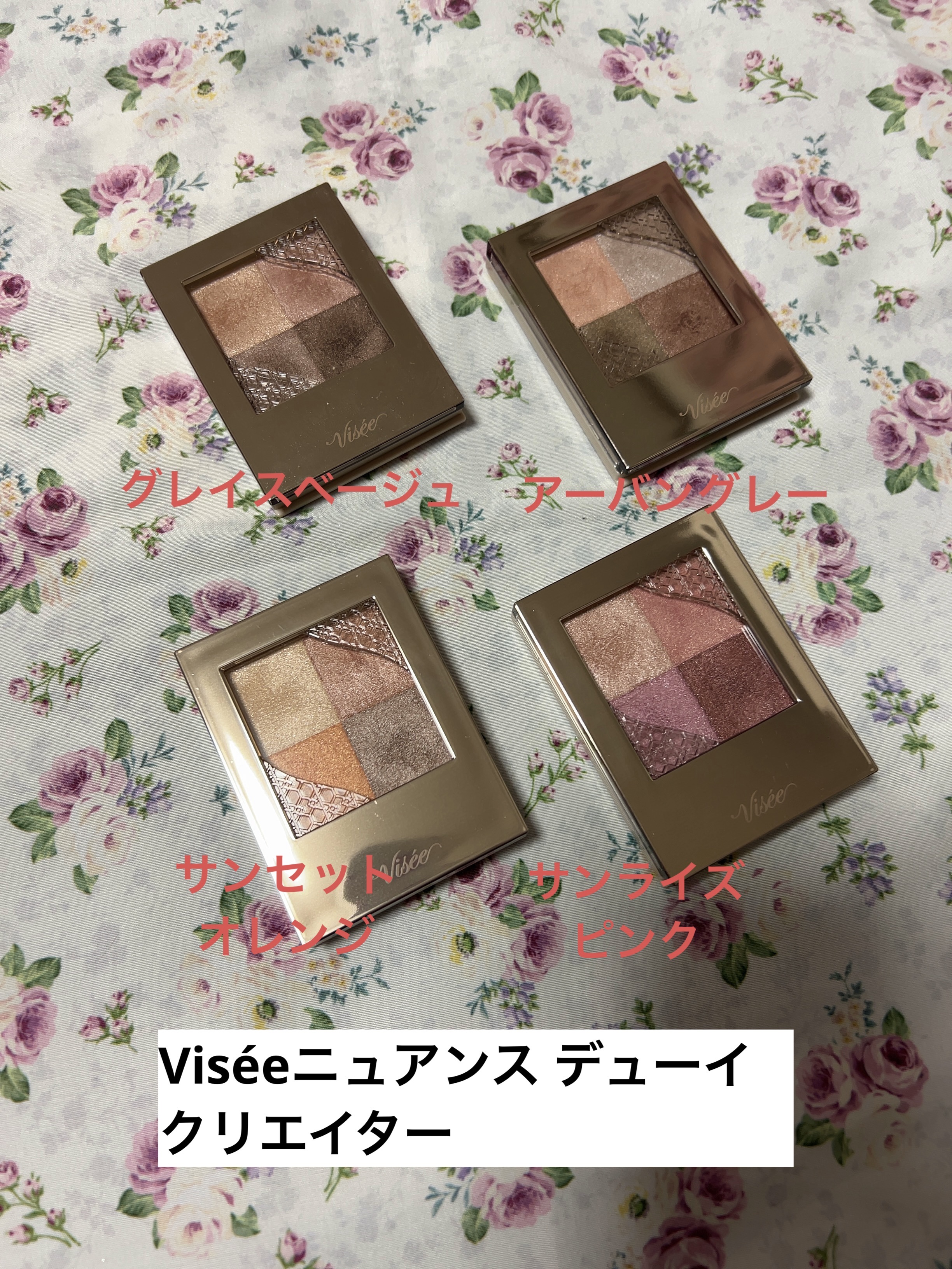 ニュアンス デューイ クリエイター GY-5 アーバングレー/Visée/アイシャドウパレットを使ったクチコミ（1枚目）