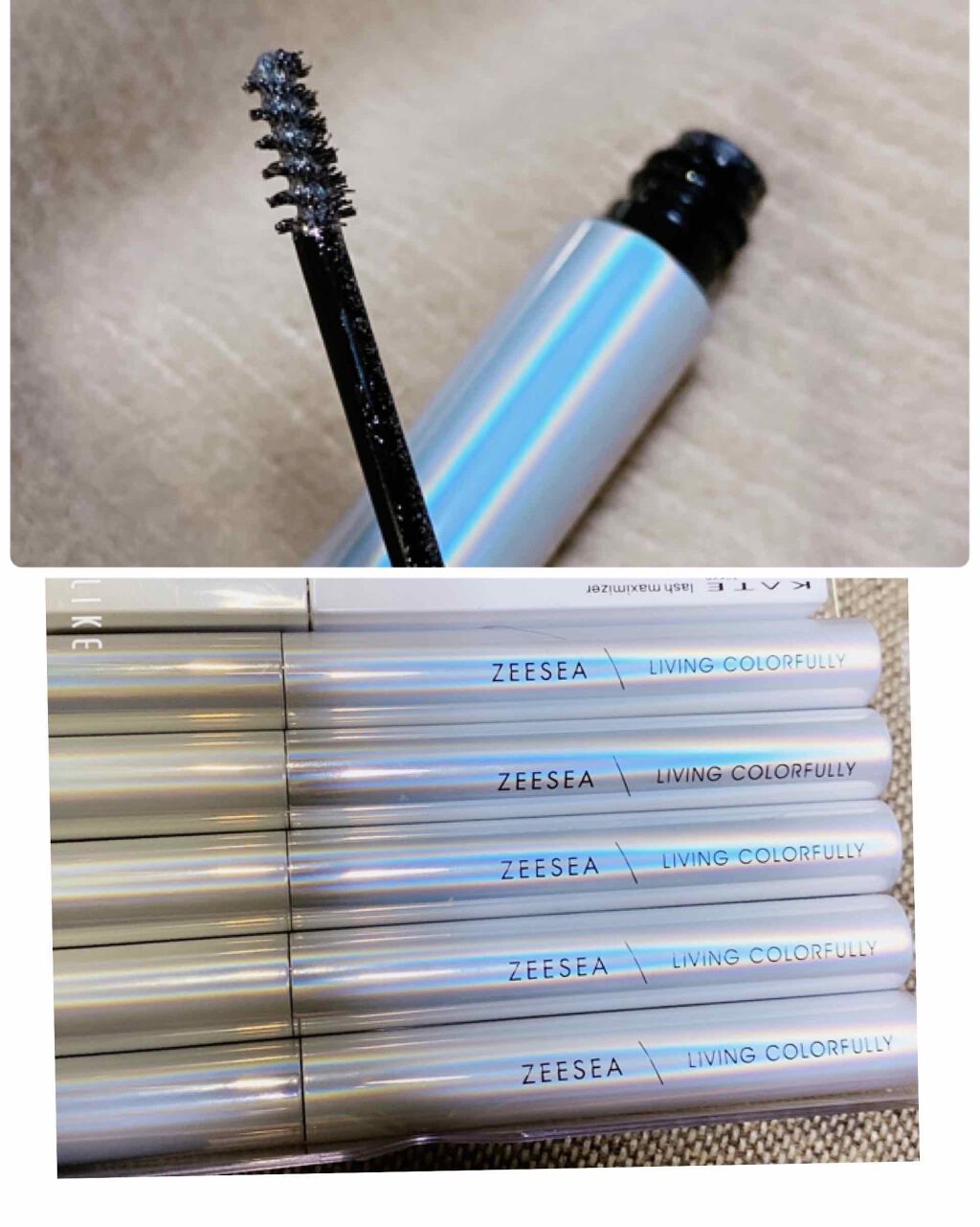 ダイヤモンドシリーズ カラーマスカラ/ZEESEA/マスカラを使ったクチコミ(4枚目)
