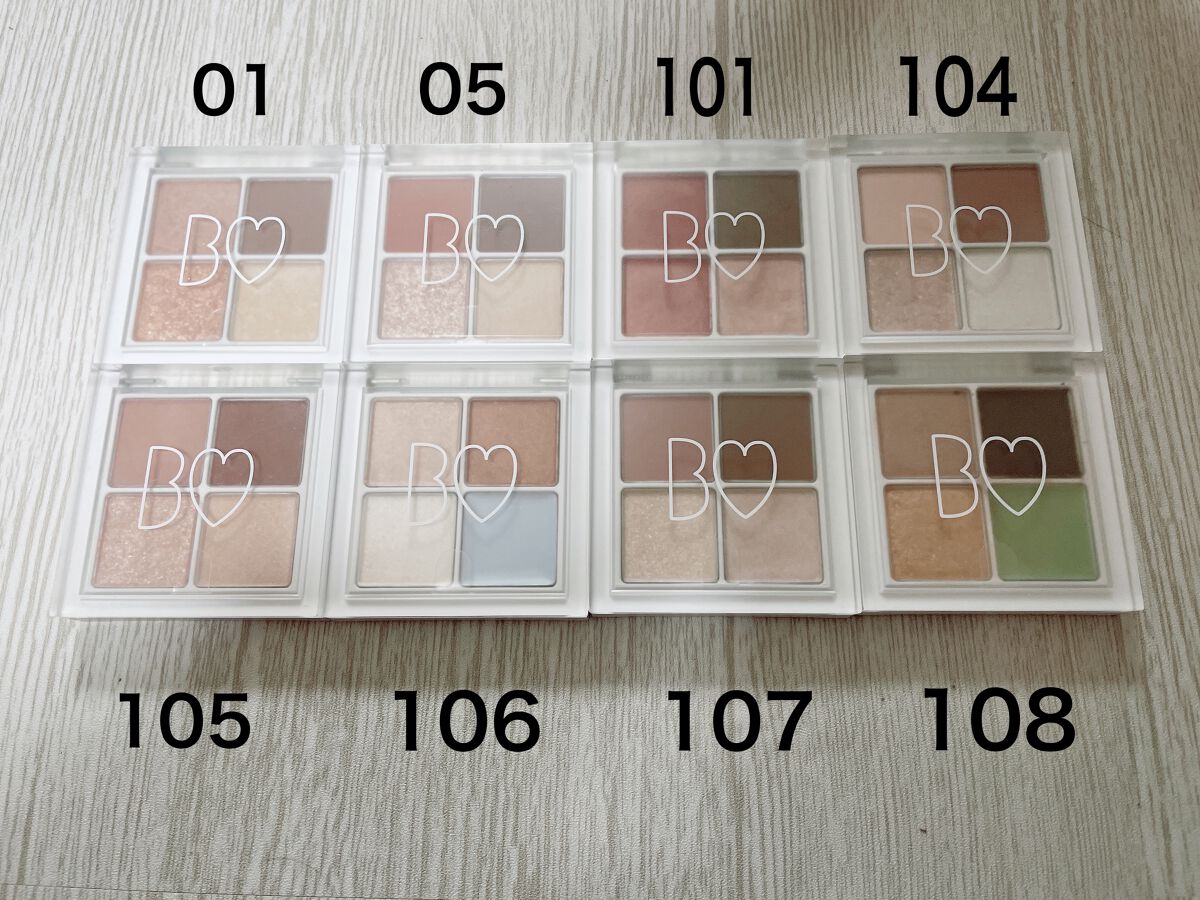 THE アイパレR/b idol/アイシャドウパレットを使ったクチコミ（2枚目）