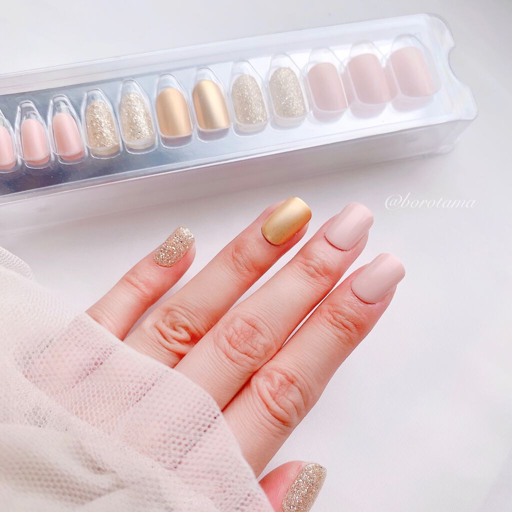 ネイルチップ Finger Suitの口コミ 今日はfingersuit Finger By Borotama 混合肌 Lips