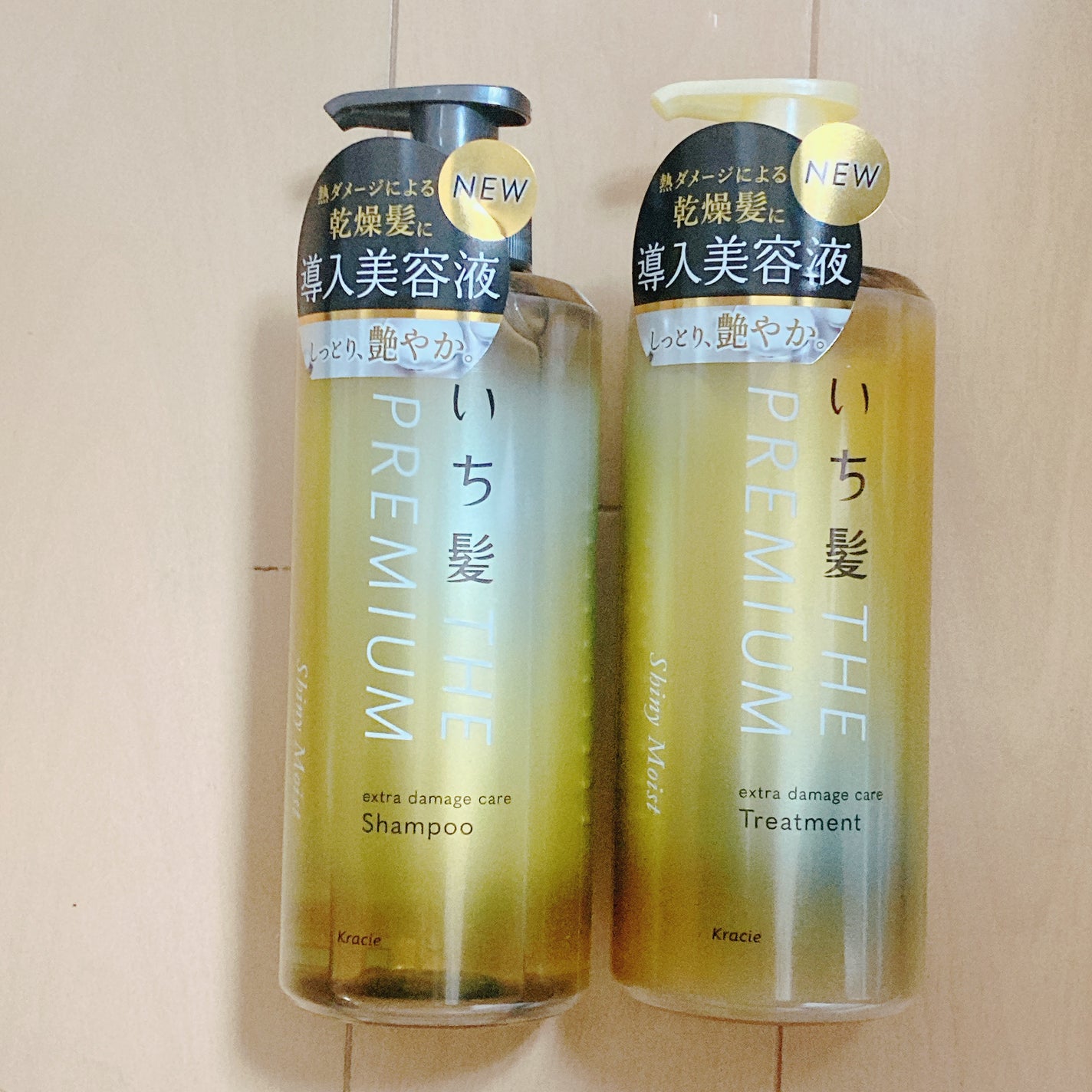 THE PREMIUM エクストラダメージケアシャンプー/トリートメント(シャイニーモイスト)/いち髪/市販シャンプーを使ったクチコミ(1枚目)