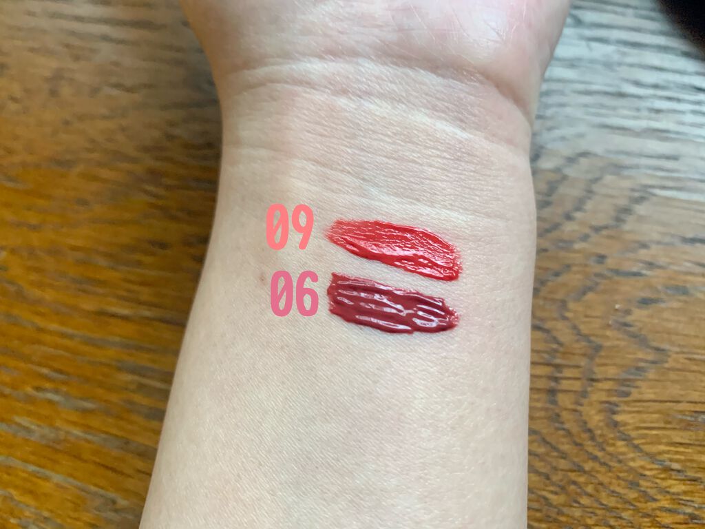 ジューシーラスティングティント/rom&nd/リップティントを使ったクチコミ(3枚目)