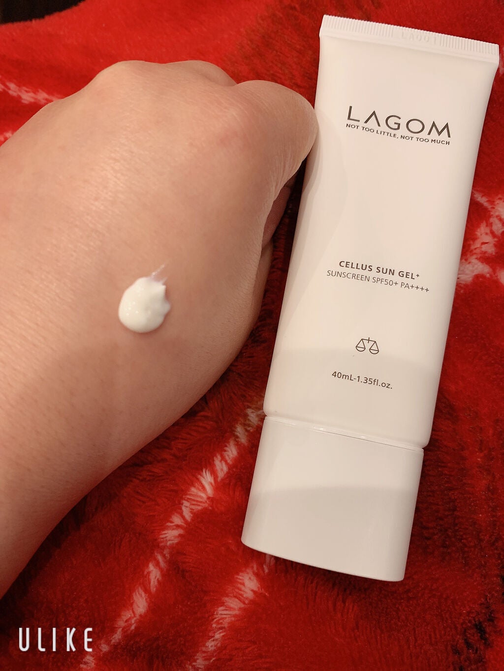 サンジェル プラス SPF50+ PA++++/LAGOM /日焼け止めジェルを使ったクチコミ(2枚目)