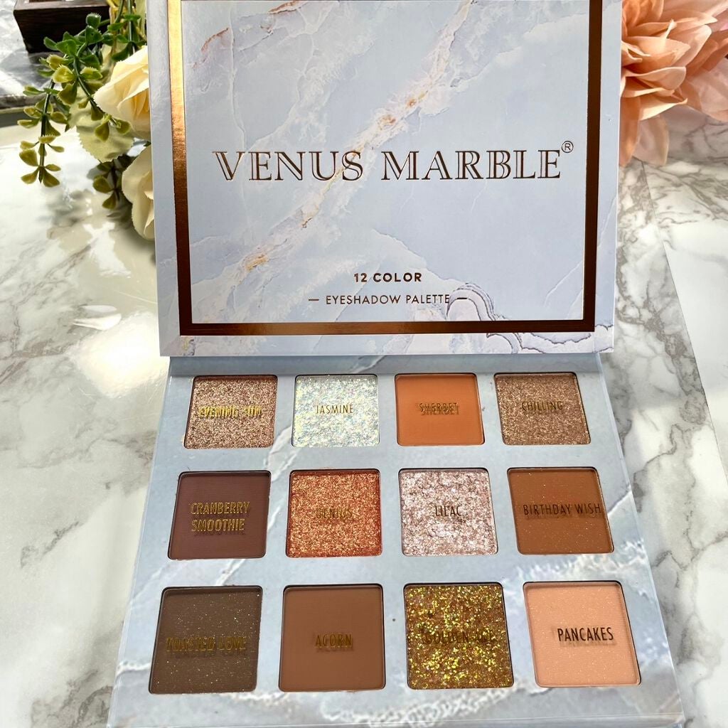 ヴィーナスマーブル12色アイシャドウパレット/Venus Marble/アイシャドウパレットを使ったクチコミ(7枚目)