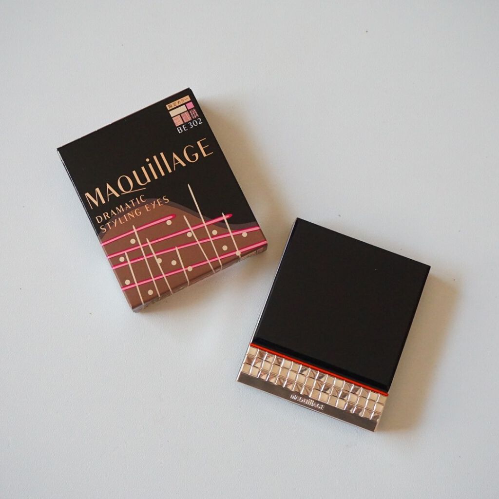 ドラマティックスタイリングアイズ BE302 クランベリーカップケーキ(限定)/マキアージュ/アイシャドウパレットを使ったクチコミ（1枚目）