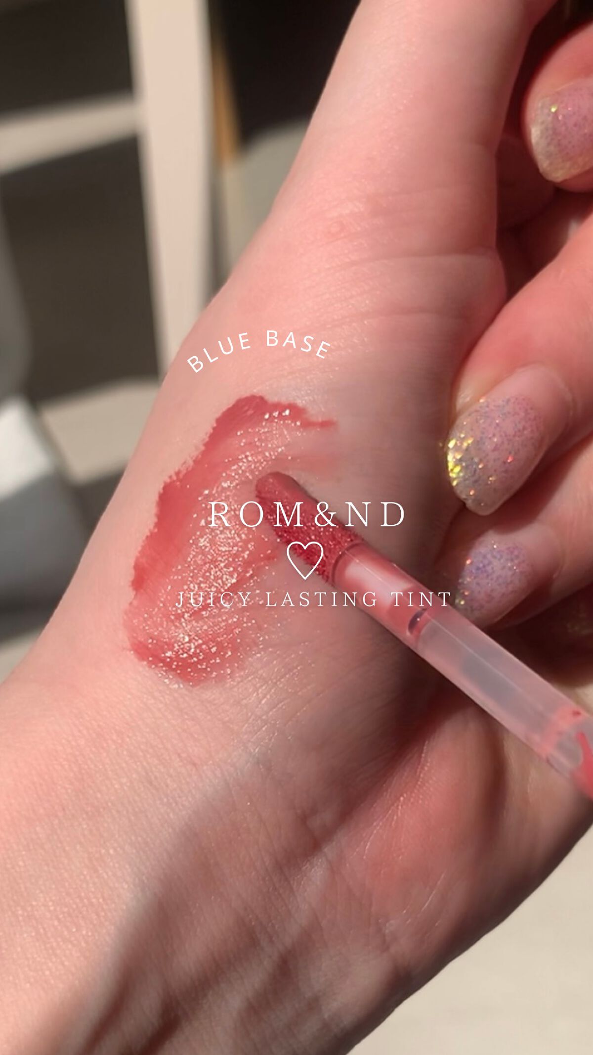 ジューシーラスティングティント/rom&nd/リップティントを使ったクチコミ（1枚目）