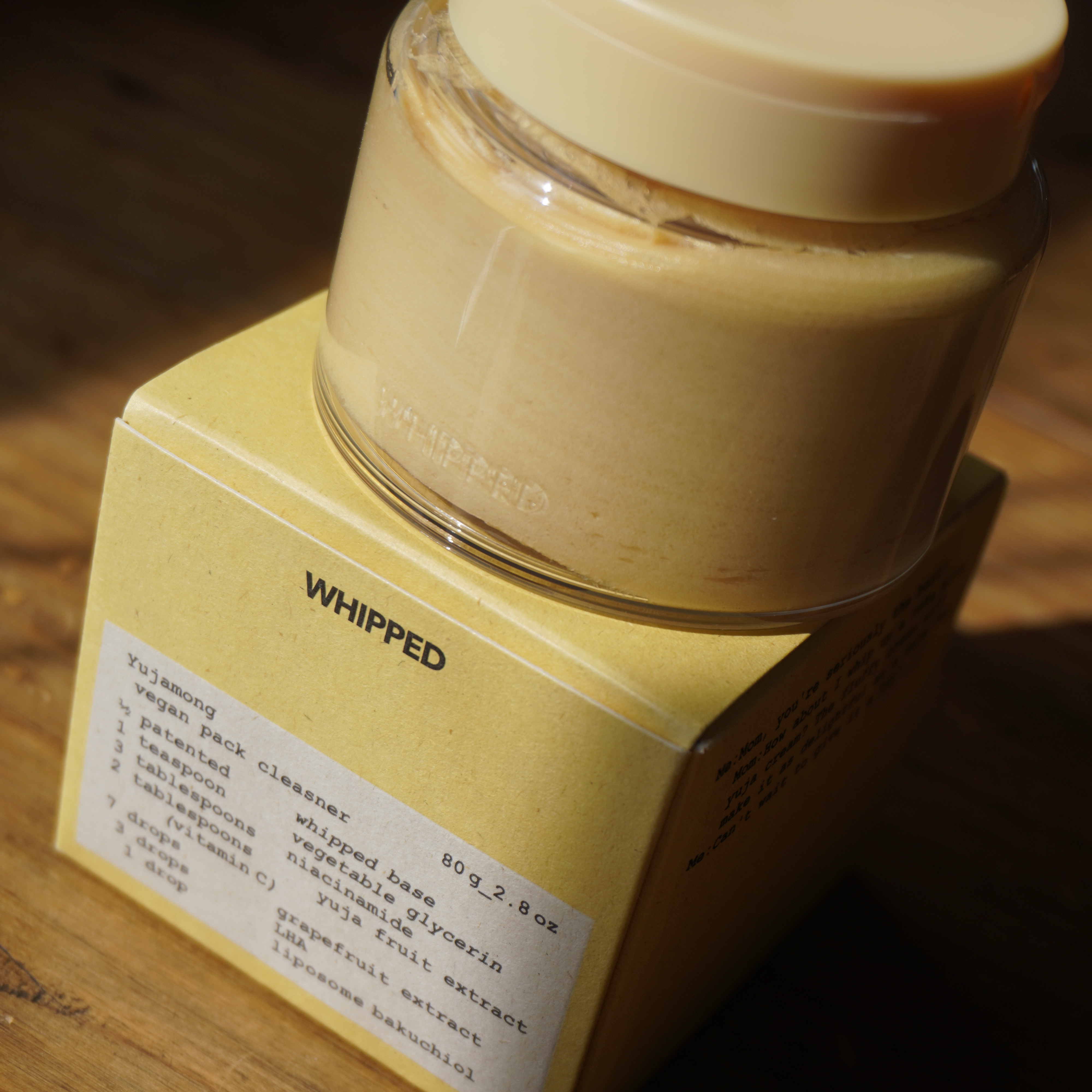 ヴィーガンパッククレンザー/WHIPPED/洗顔フォームを使ったクチコミ（3枚目）