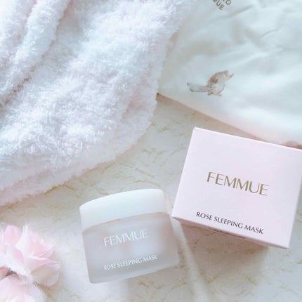 ローズウォーター スリーピングマスク/FEMMUE/フェイスクリームを使ったクチコミ(1枚目)