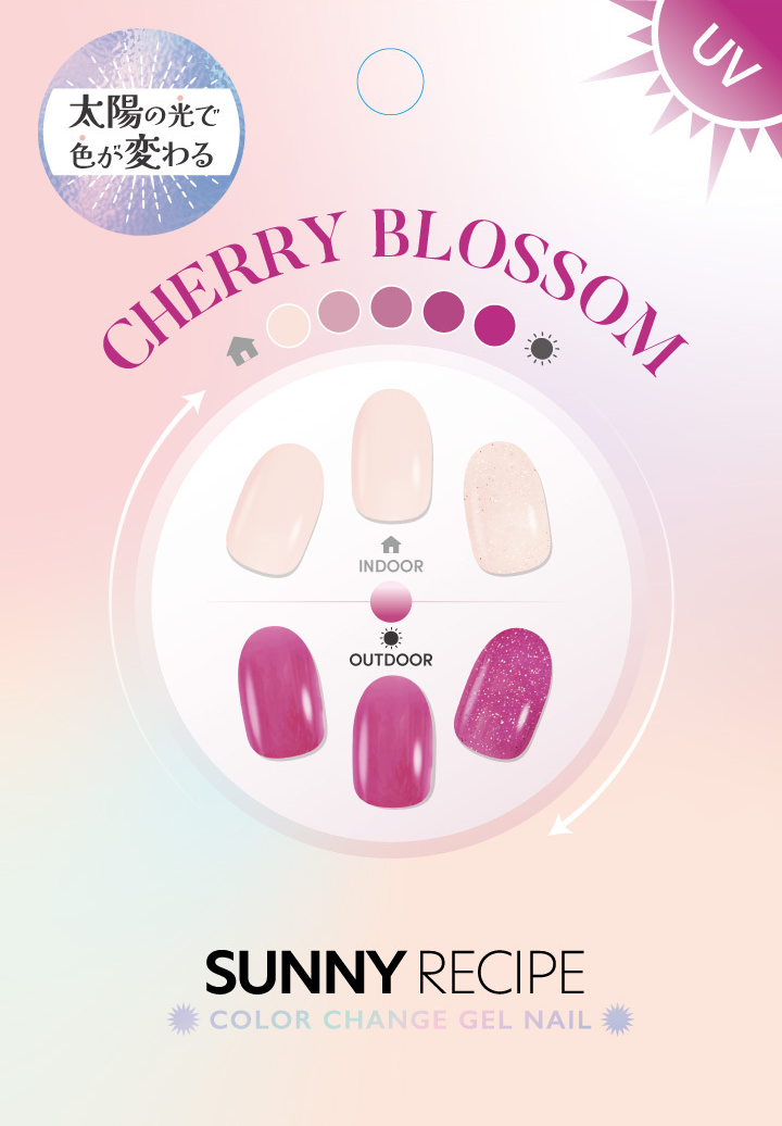 SUNNY RECIPE SUNNY RECIPE COLOR CHANGE GEL NAIL