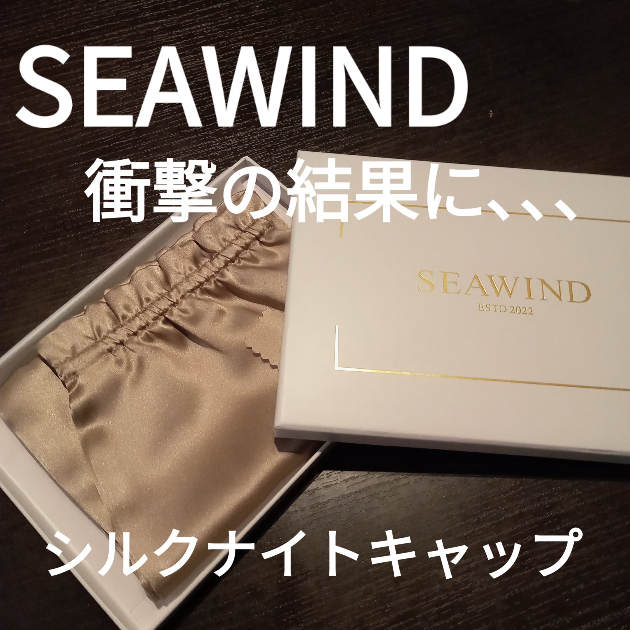 シルク ヘアキャップ ロングヘア用/SEAWIND/ヘアケアグッズを使ったクチコミ（1枚目）