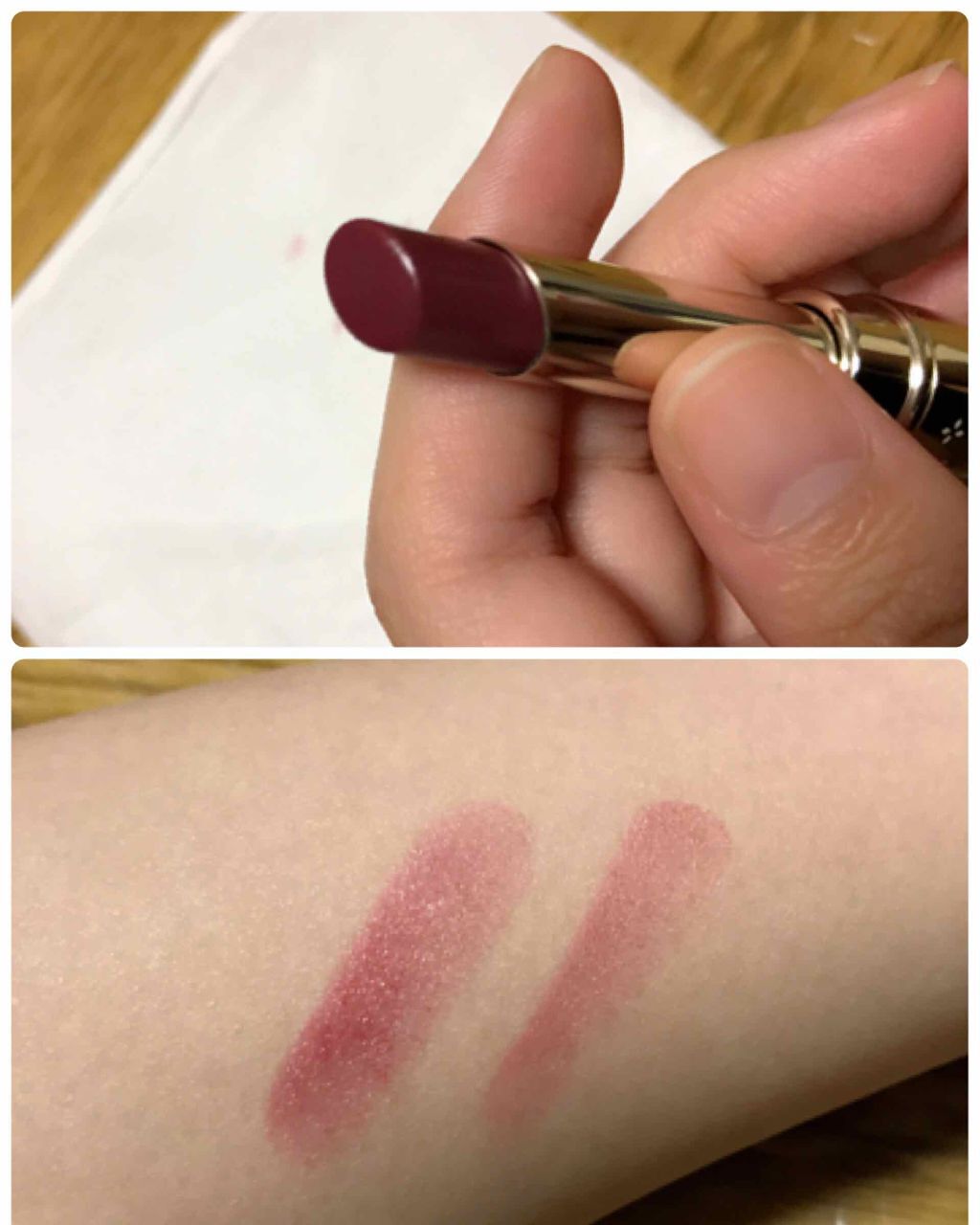 プラチナム 顔色アップ エッセンスルージュ/エルシア/口紅を使ったクチコミ（2枚目）