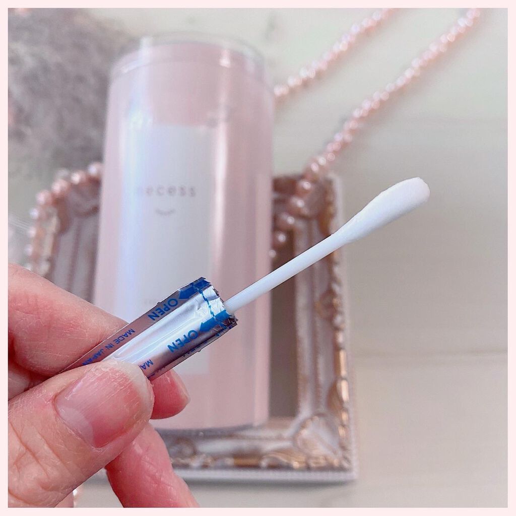 necess まつげ美容液綿棒 /コジット/まつげ美容液を使ったクチコミ(4枚目)